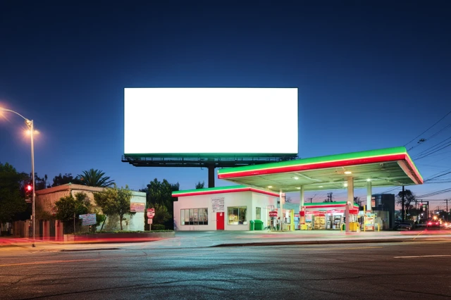 Empty Billboard Architect Photography