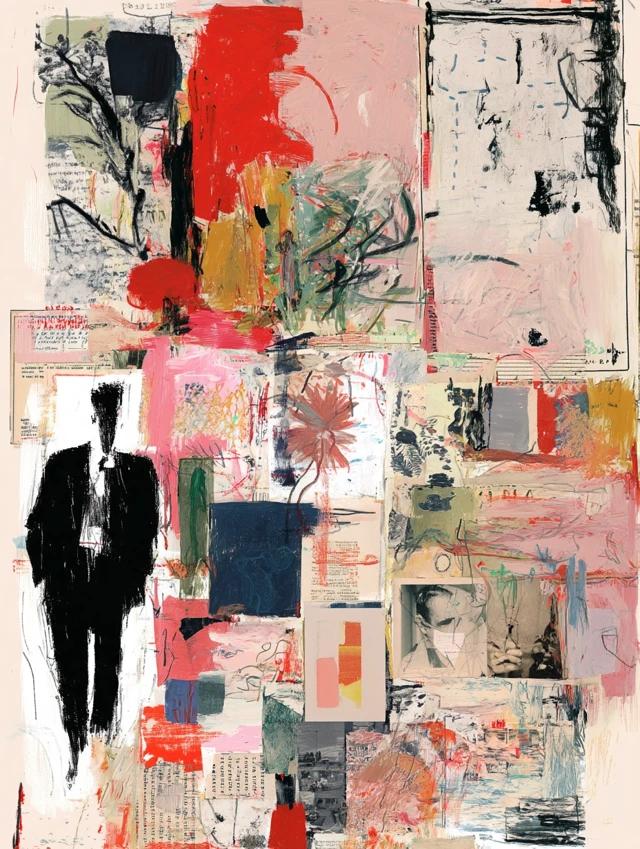 Colorful Collage Art Inspired by Motherwell and Frank