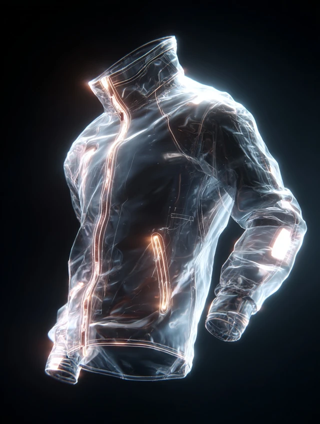 Futuristic Techwear Jacket XRay Style 8K