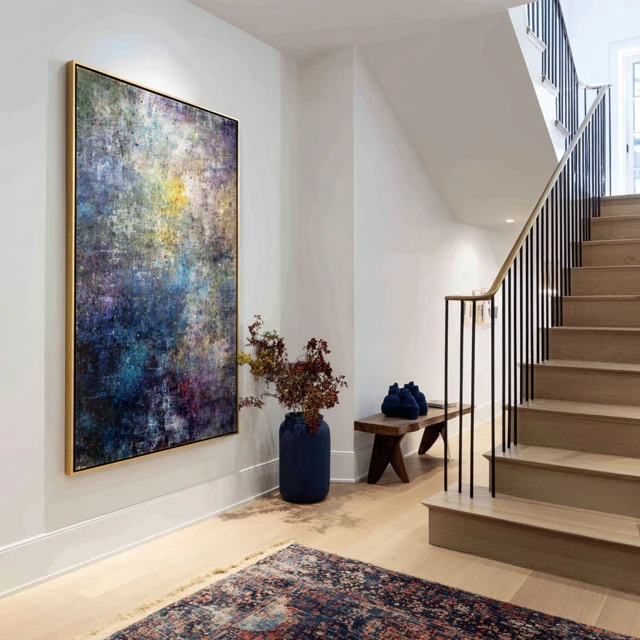 Modern Minimalist Entrance Abstract Painting