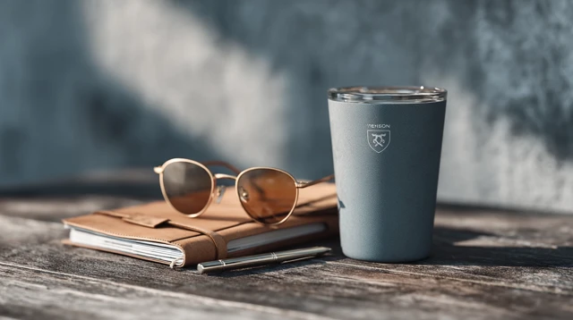 HEENOOR Glass Cup Product Photography Corporate Style