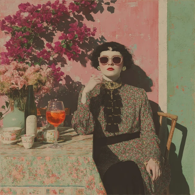 Gucci Fashion Model Aperol Spritz Amalfi Coast