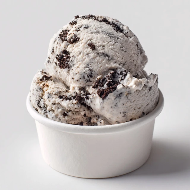 Cookies and Cream Ice Cream Food Photography