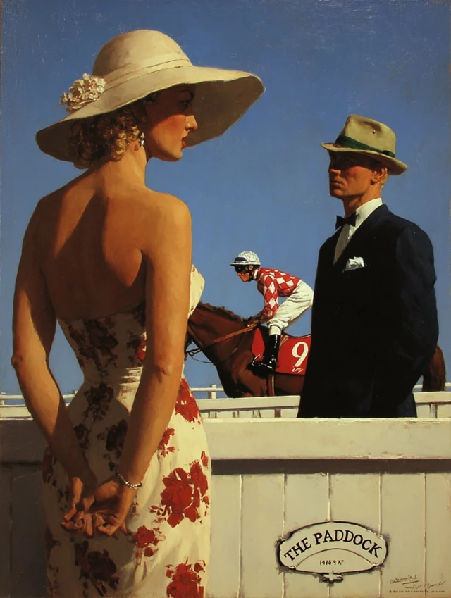 A Day at the Races Painting