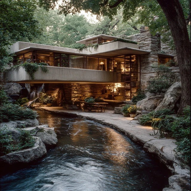 Fallingwater by Frank Lloyd Wright Architecture
