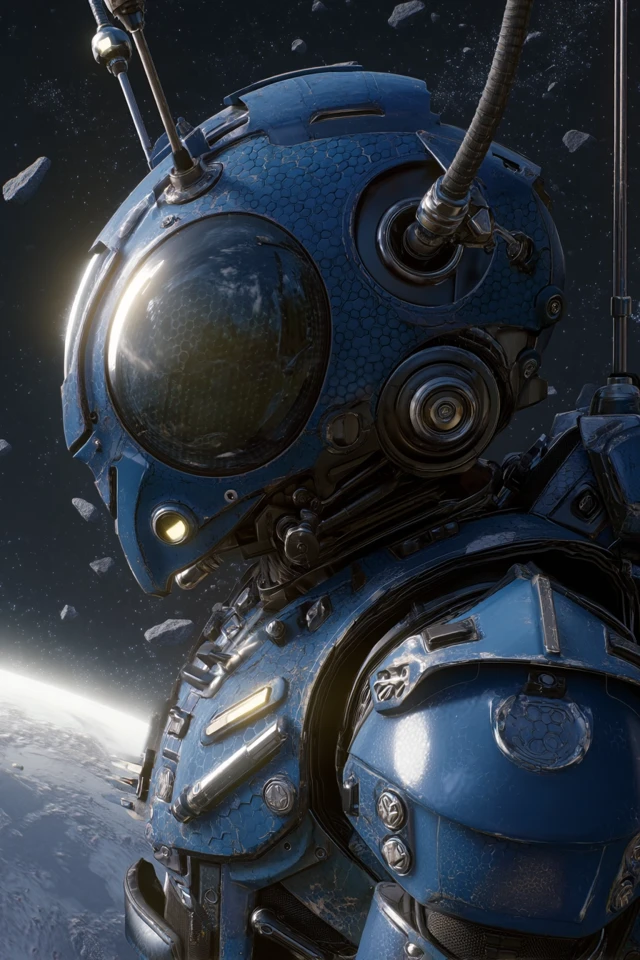 Bee Robot Space Creature 3D Render