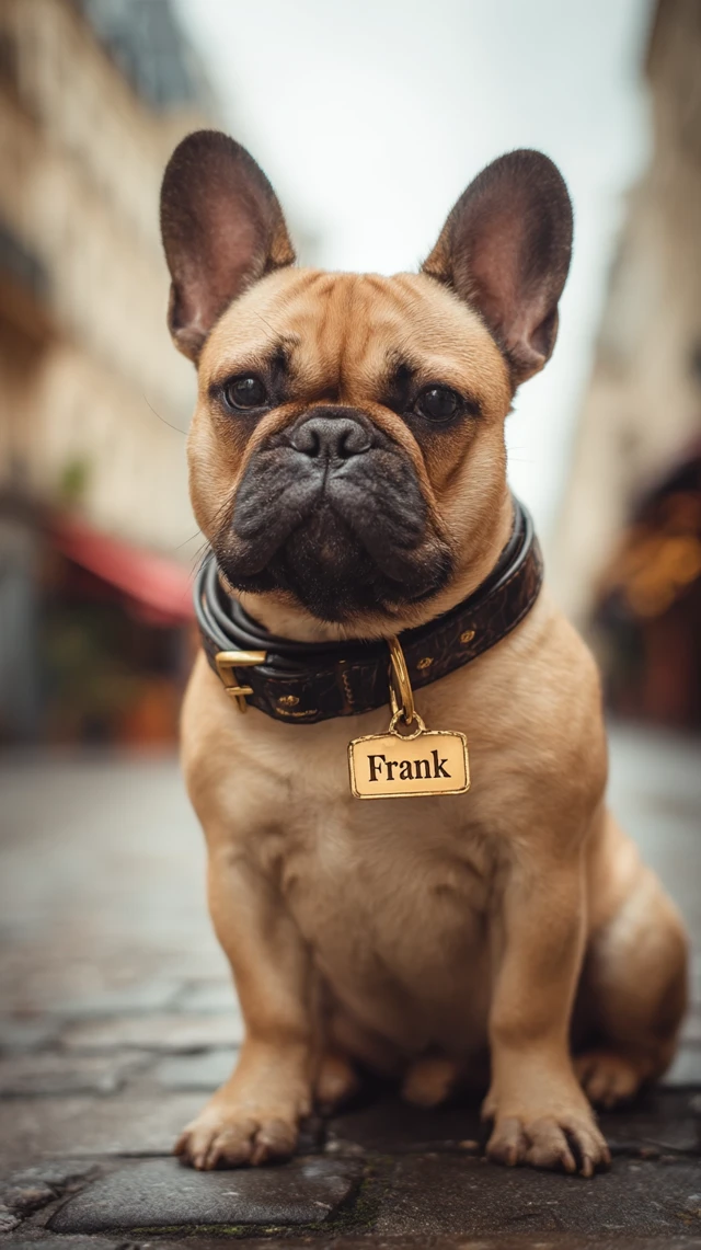 Stylish French Bulldog in Paris - Fashion Editorial