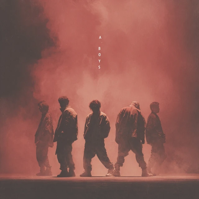 Saja Boys Band Silhouette Autumn Tones