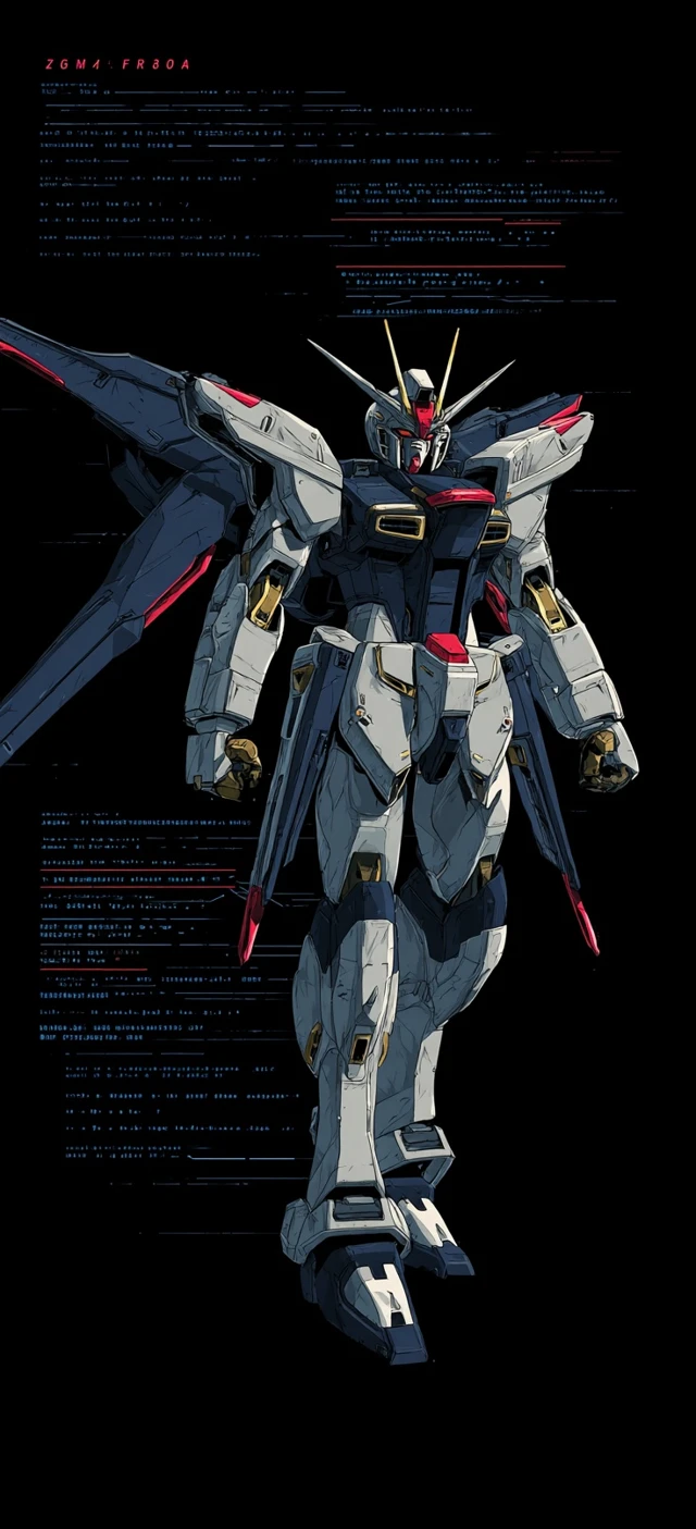 Strike Freedom Gundam Illustration