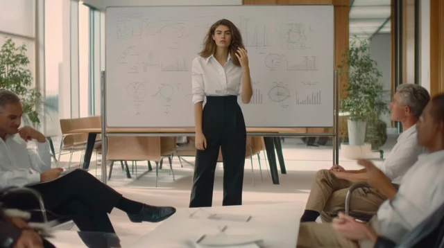 Office Presentation Kaia Gerber Professional Scene