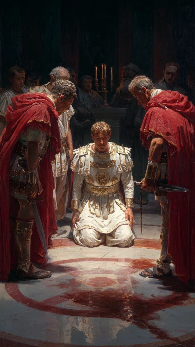 The Death of Julius Caesar Painting