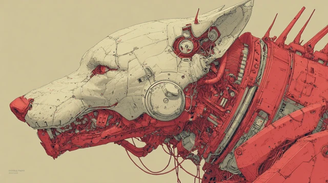 Werewolf Machine Hybrid Concept Art