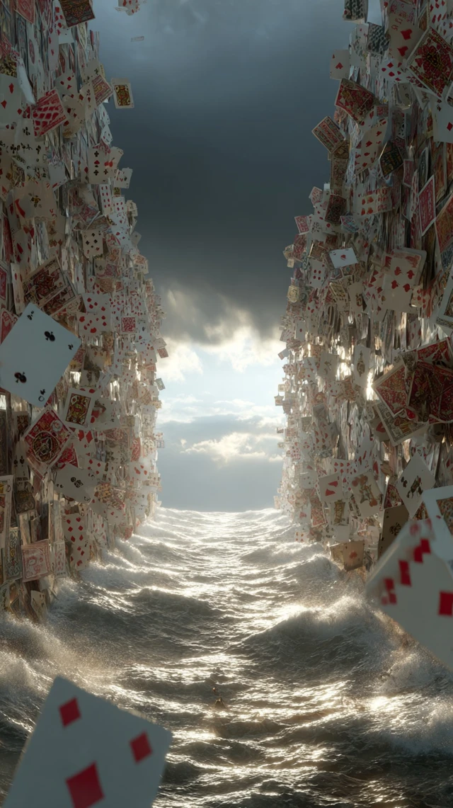Playing Card Roads and Landscape
