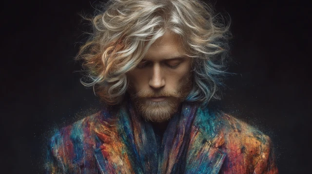 Conceptual Portrait Photography Time Fingerprints