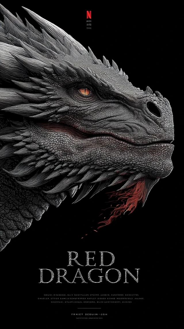 Red Dragon Netflix Movie Poster
