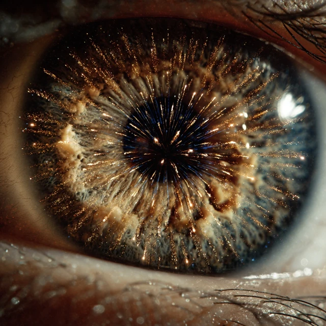 Fireworks Reflected in an Eye Creative View
