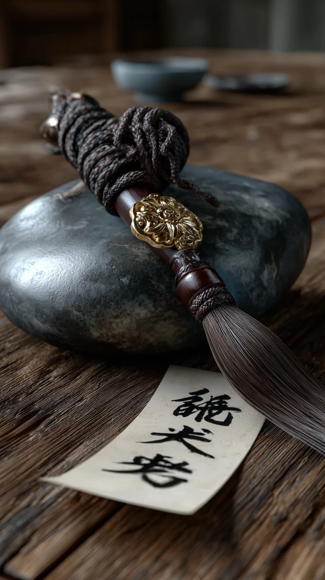Japanese Kanji Calligraphy - Traditional Art