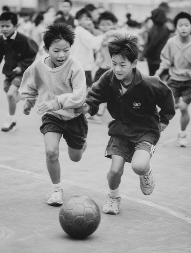 Hong Kong 90s Primary School Basketball Game