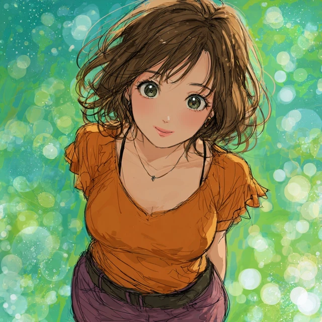Anime Girl Smiling Beautiful Anime Art