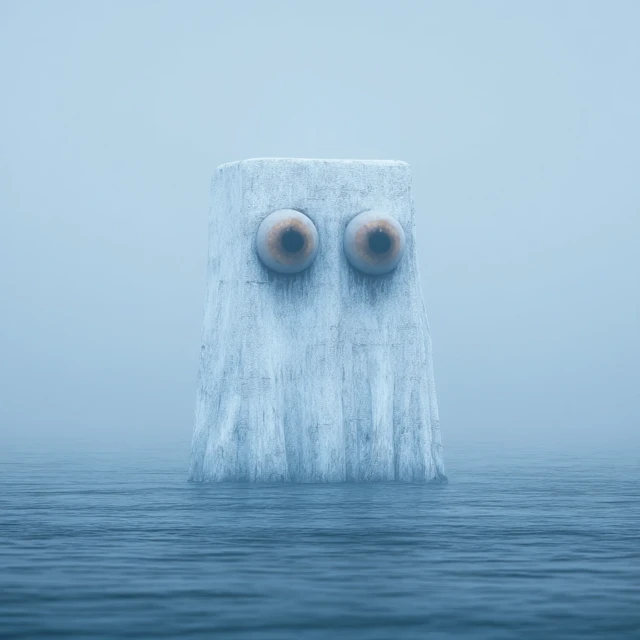 Frozen Googly Eyed Ghost Nightmares of the Ocean