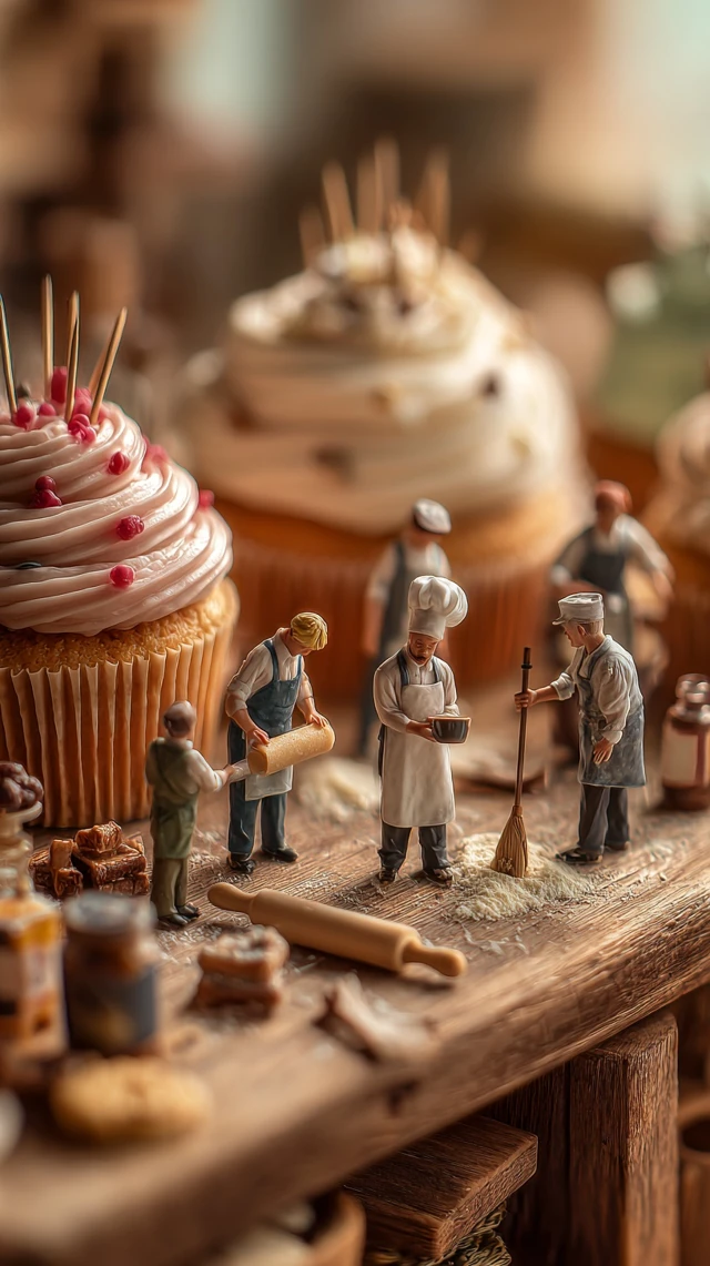 Miniature Bakery World Whimsical Culinary Delight