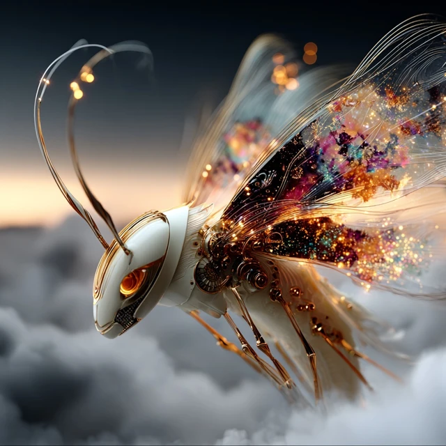 Mythical Creature on Alien World Hyper Realistic Art