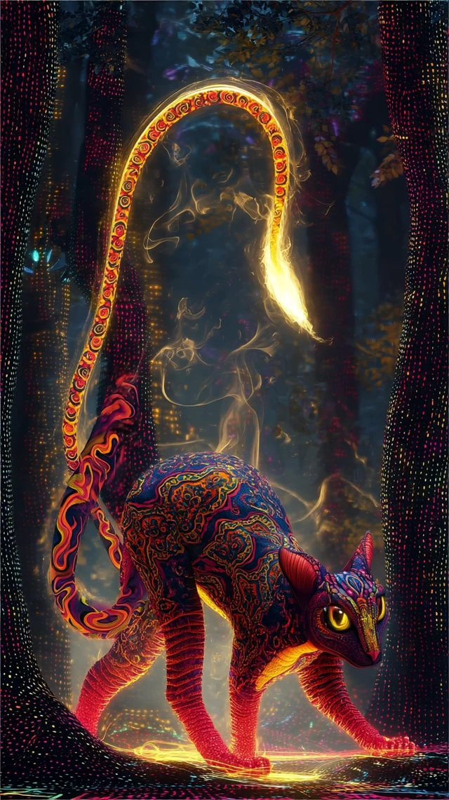 Mystical Forest Spirit Creature Illustration