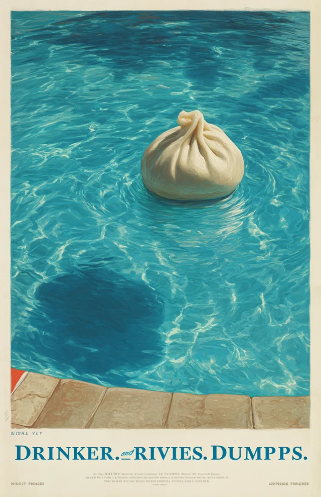 Pool Party Poster Drinkers Drive Ins Dumplings