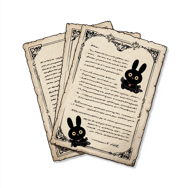 Genshin Impact Gothic Sheet Icon Cartoon Rabbit