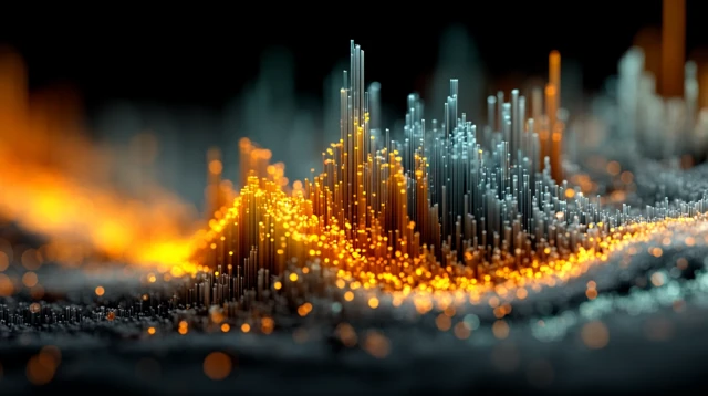 Abstract Finance Chart Illustration: Data Visualization