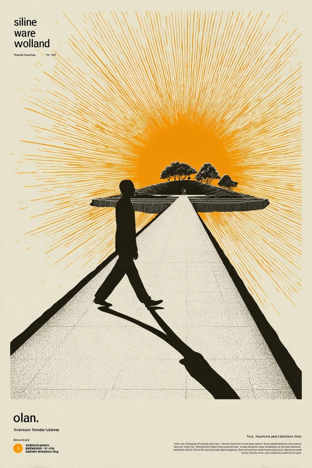 Journey to the Island Swiss Poster Design