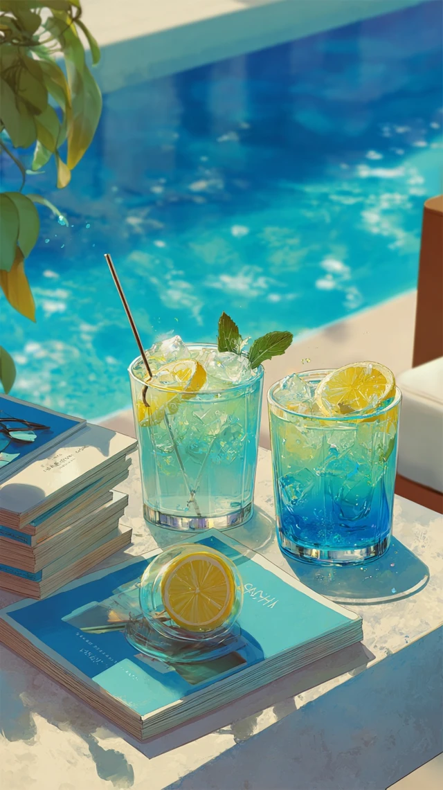 Summer Refreshments by the Pool