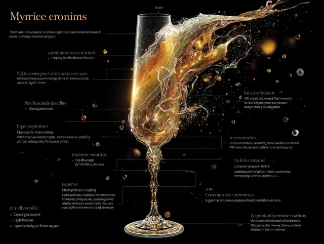 Champagne Glass with Sparkling Liquid