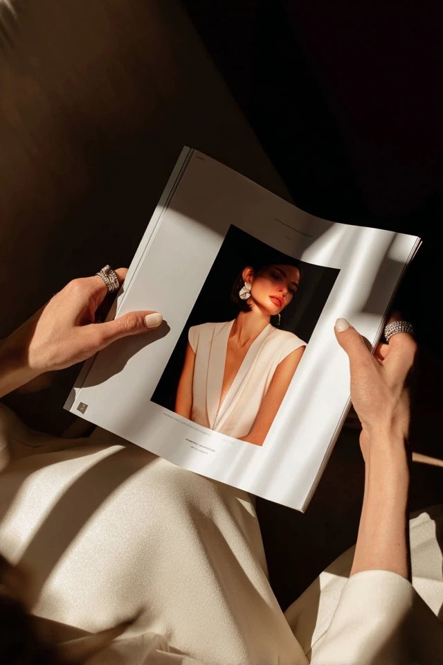 Flyer Mockup in Hands with Natural Light