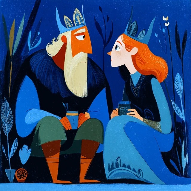 Viking Romance A Lovely Illustration