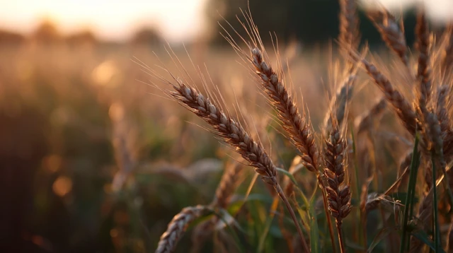 Wheat Closeup Photography Warm Light Texture
