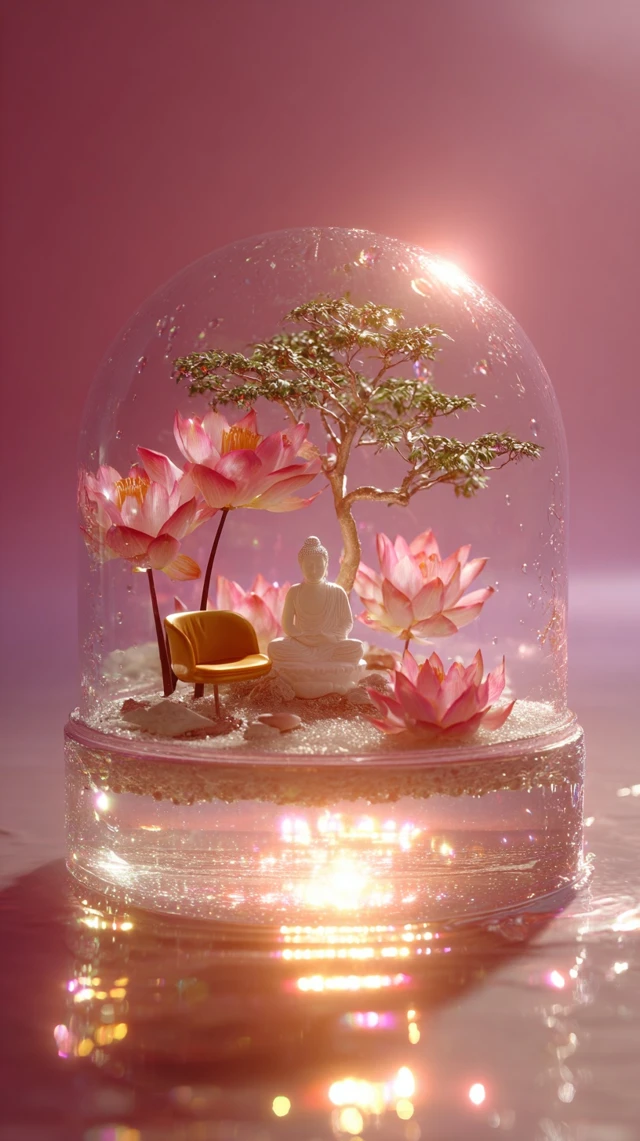 Zen Garden in a Capsule Peaceful Aesthetic
