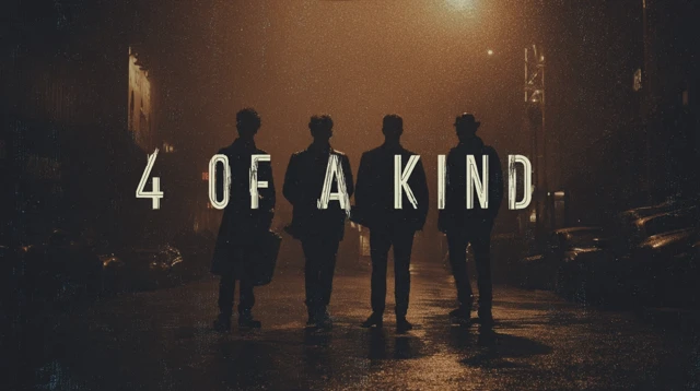 4 OF A KIND Album Cover Jazzy Alternative Rock