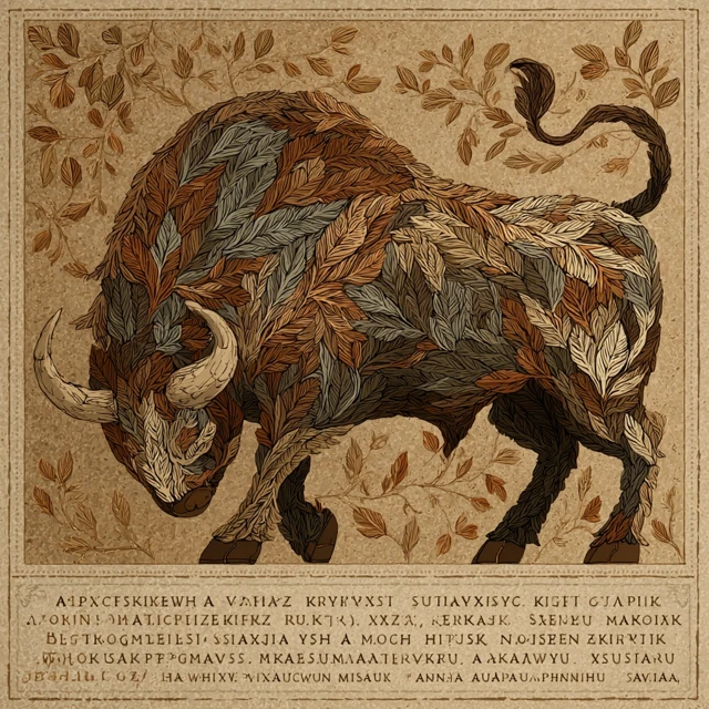 Abkhazian Bull Heart Leaf Art