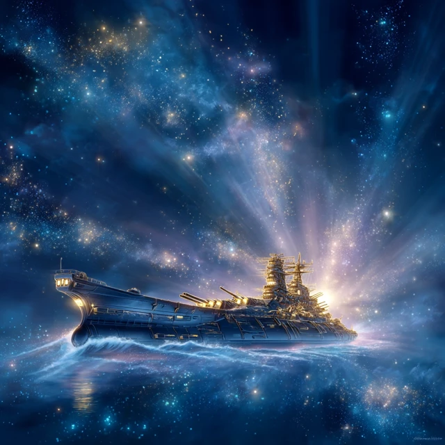 Space Battleship Yamato Heroic Starship Art