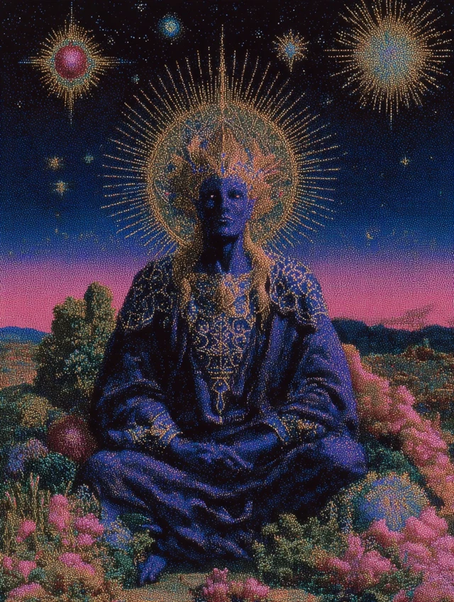 Cosmic Landscape Fantasy Art