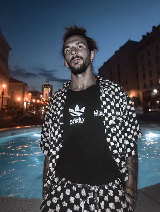 Streetwear Fashion Photo Blue Hour
