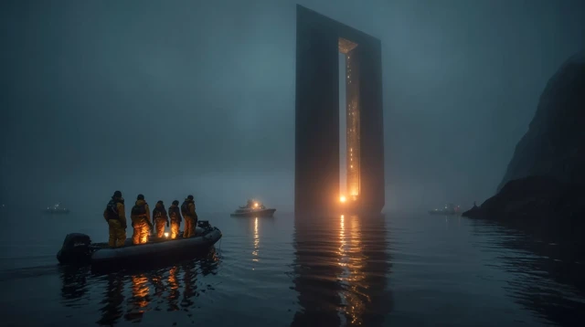 Alien Encounter at Sea Cinematic Suspense