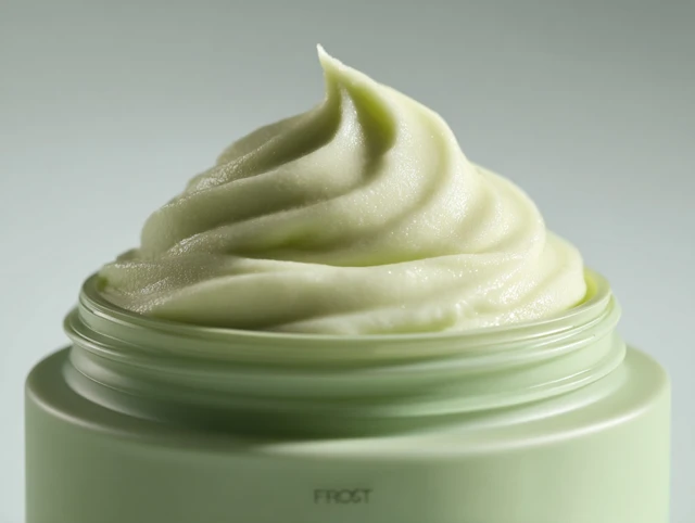 Sage Green Cosmetic Jar Product Shot