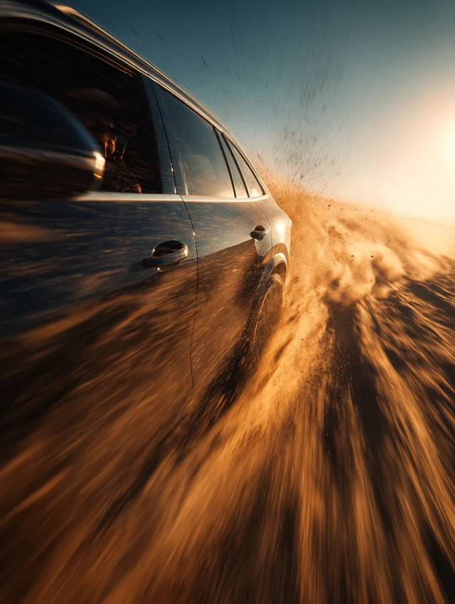 Luxury SUV in Motion Dynamic Car Commercial
