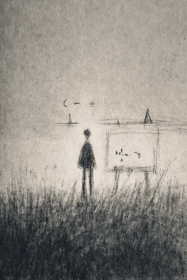 Solitude of Learning: Minimal Pen Drawing
