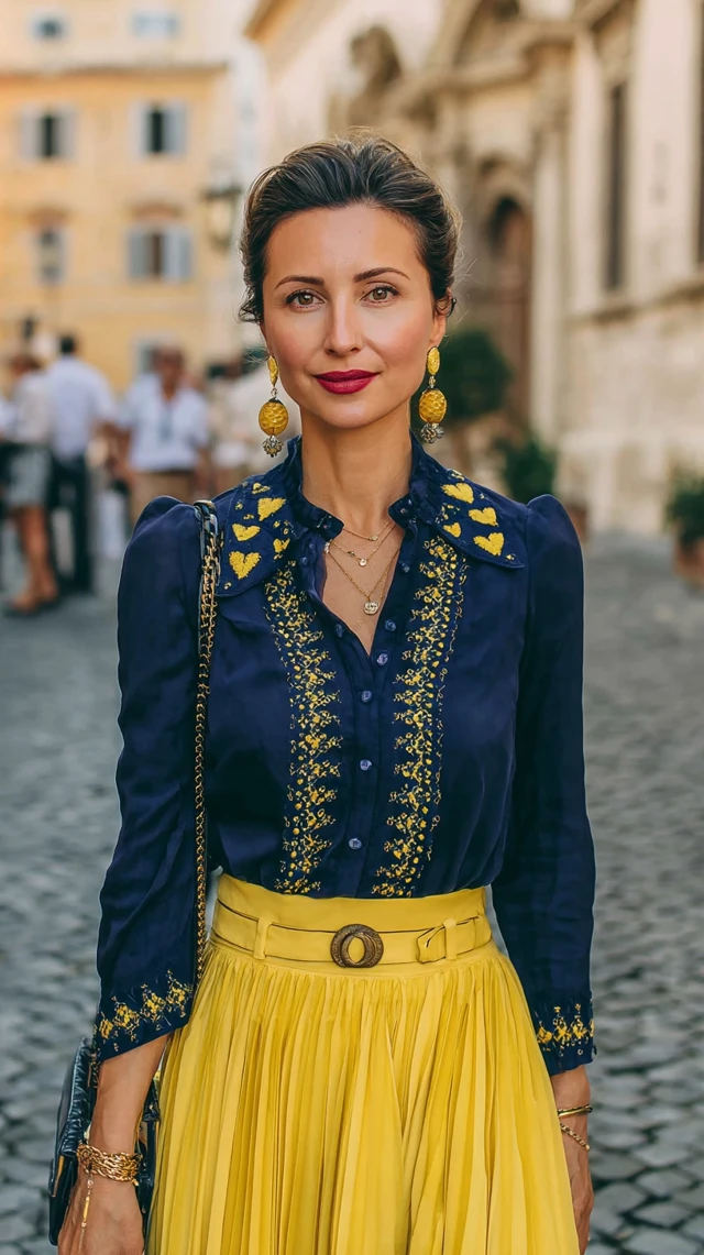 Elegant Italian Womens Street Style Fashion Design