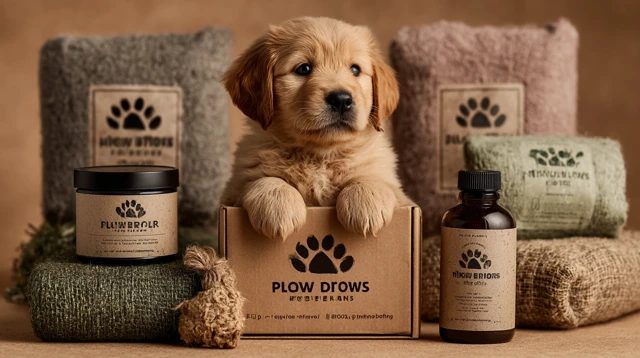 Golden Retriever Puppy in a Box Pet Supplies