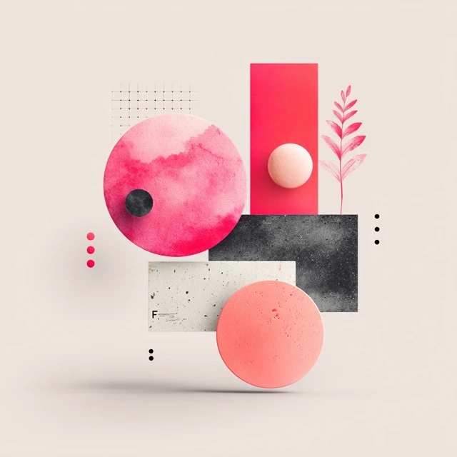 Abstract Brand Identity Design with Minimalist Aesthetic
