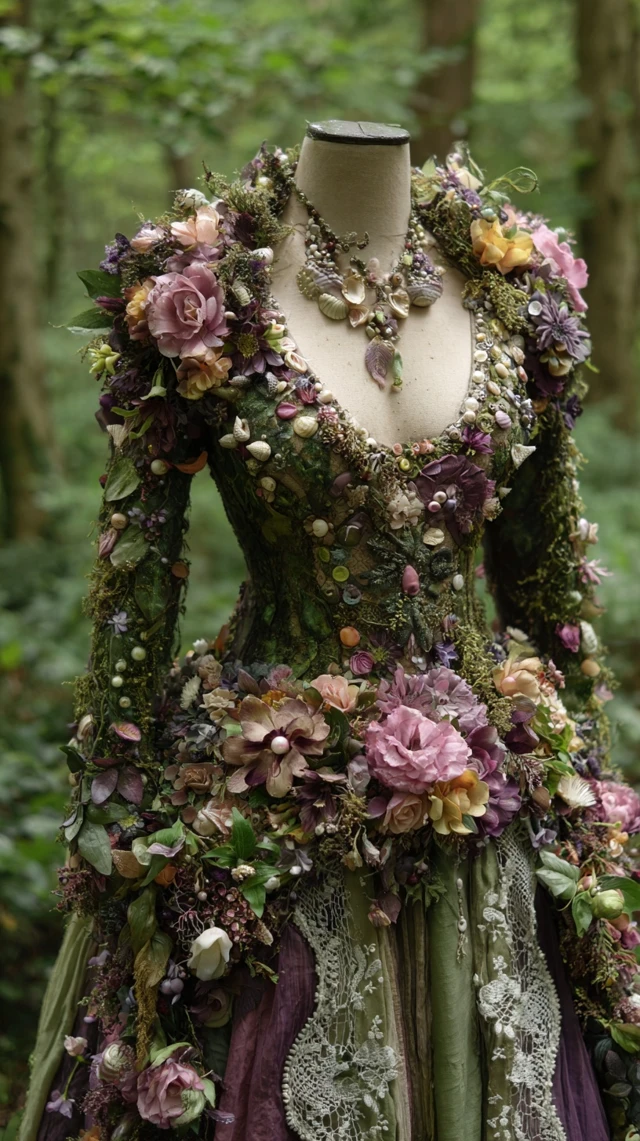 Fairy Wedding Dress in Enchanted Forest